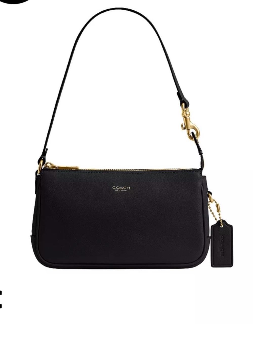 NWT COACH mini leather  plaza bag 18